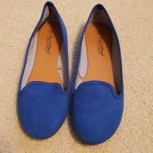 Royal blue Flats